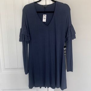 Express jersey knit long sleeve mini dress NWT